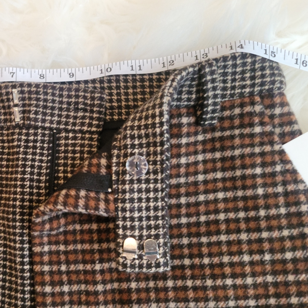 NWT Rails Prim Mixed Check Fall Miniskirt - Picture 14 of 15